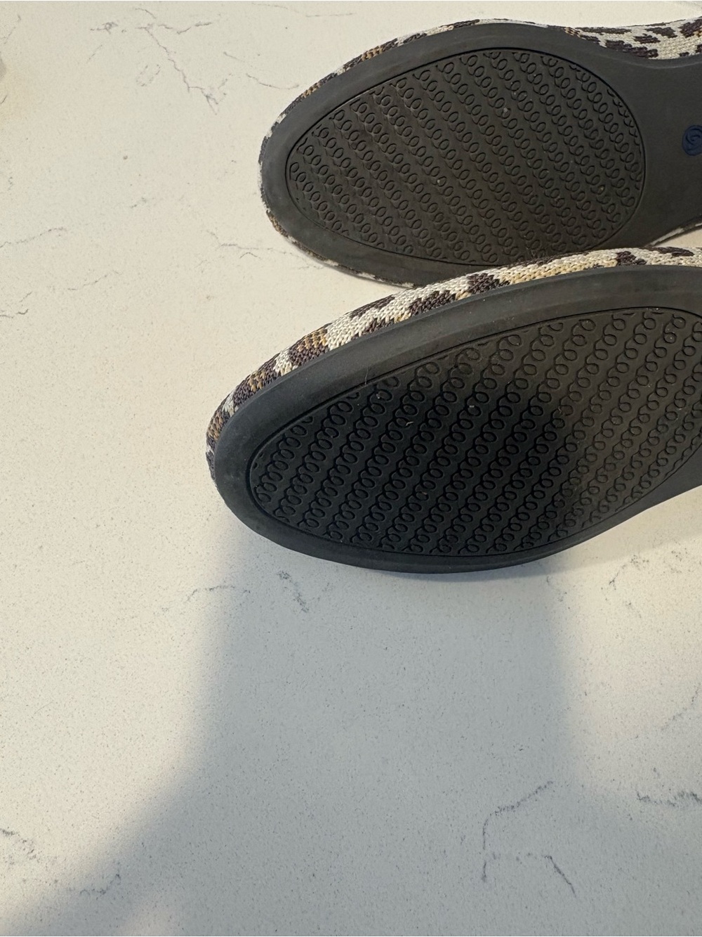 Leopard Print Slip-On Rothy’s with Contrast Trim - Picture 7 of 9